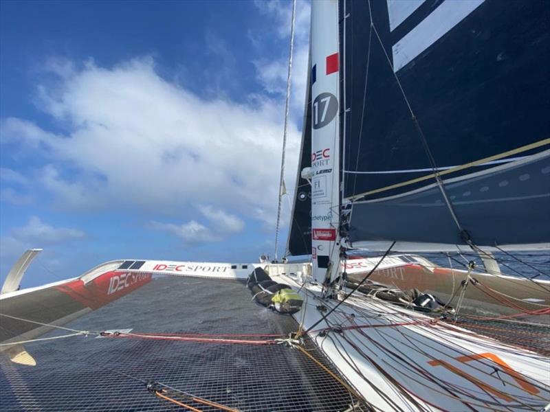 Tea Route record: A tense weekend ahead photo copyright IDEC Sport taken at  and featuring the Trimaran class