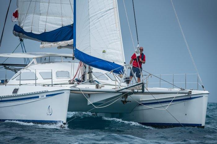 2020 Caribbean Multihull Challenge photo copyright Laurens Morel taken at Sint Maarten Yacht Club and featuring the Trimaran class