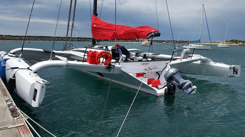 Tony Grainger Venom photo copyright Jeni Bone taken at  and featuring the Trimaran class