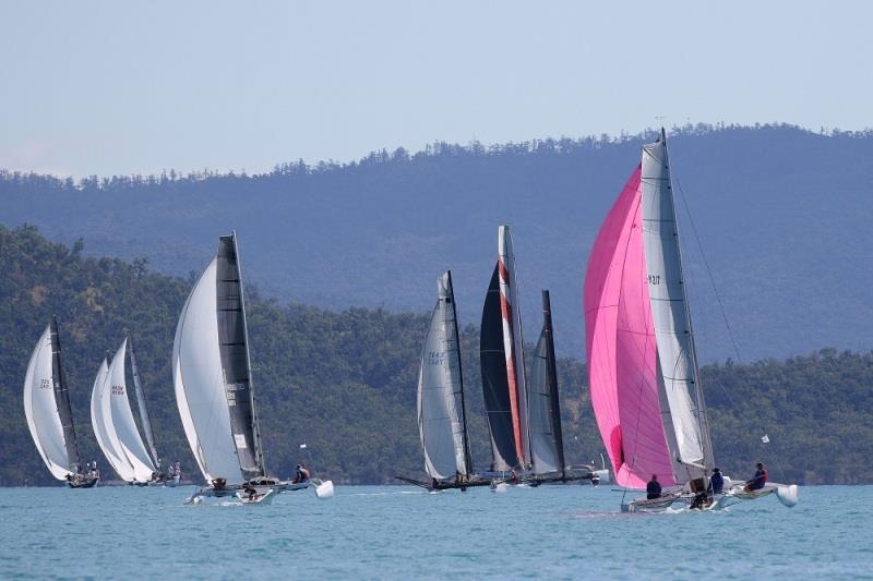 Multihull Racing down the run - 2020 Airlie Beach Race Week day 5 - photo © Shirley Wodson / ABRW