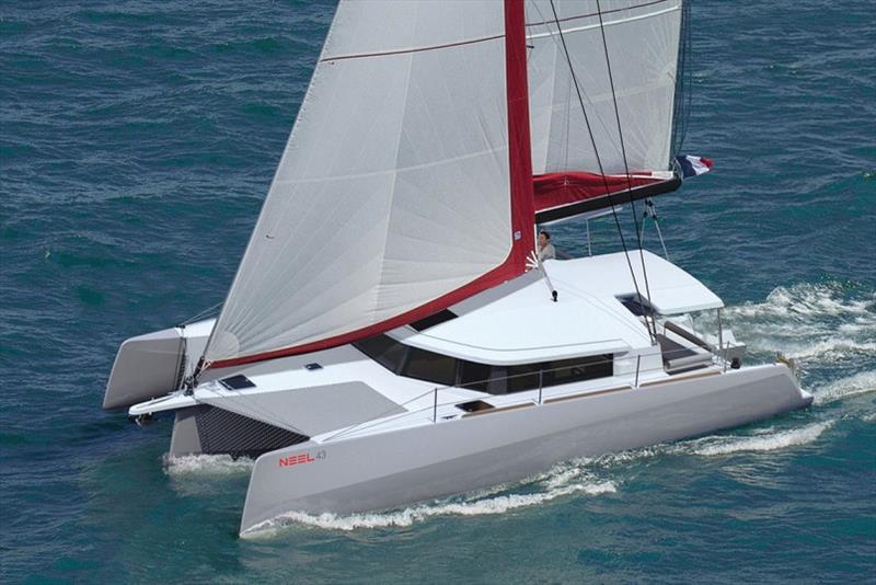 NEEL 43 navigation photo copyright Neel-Trimarans taken at  and featuring the Trimaran class