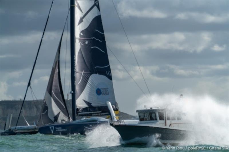 Maxi Edmond de Rothschild photo copyright Yann Riou / polaRYSE / Gitana S.A taken at  and featuring the Trimaran class