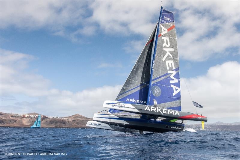 The Ocean Fifty Arkema 4 on the 3rd épisode of the Pro Sailing Tour photo copyright Vincent Olivaud / Arkema Sailing taken at  and featuring the Trimaran class