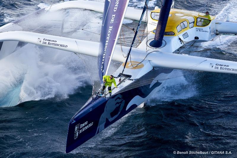 Maxi Edmond de Rothschild photo copyright B. Stichelbaut / Gitana S.A taken at  and featuring the Trimaran class