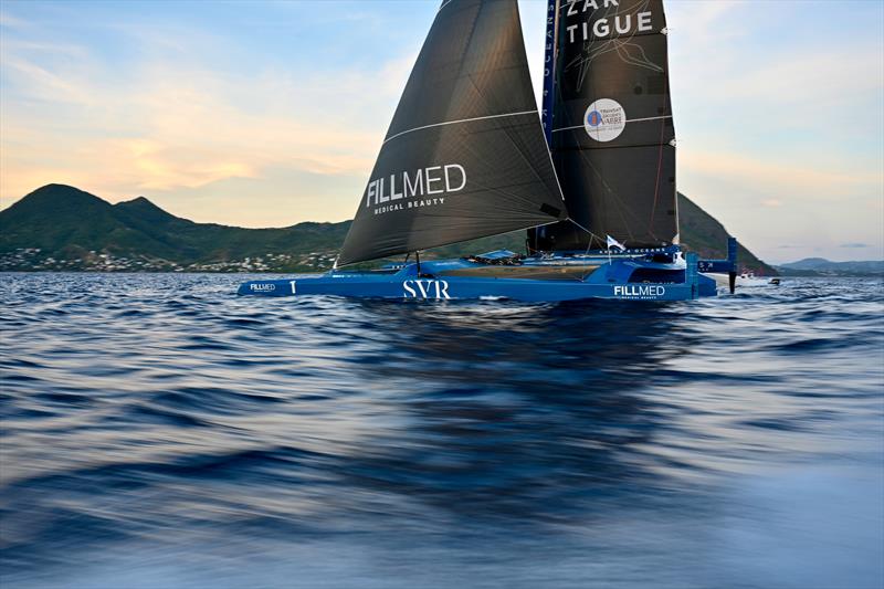 Trimaran SVR-Lazartigue finishes the Transat Jacques Vabre - photo © Jean-Louis Carli / Alea