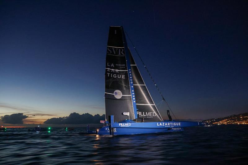 Trimaran SVR-Lazartigue finishes the Transat Jacques Vabre photo copyright Jean-Marie Liot / Alea taken at  and featuring the Trimaran class