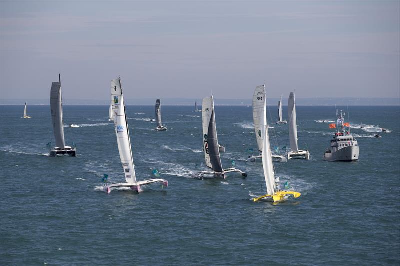 Route du Rhum – Destination Guadeloupe photo copyright Alexis Courcoux taken at  and featuring the Trimaran class