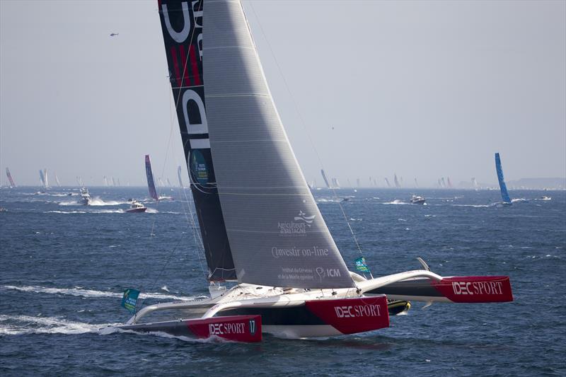 Route du Rhum – Destination Guadeloupe photo copyright Alexis Courcoux taken at  and featuring the Trimaran class