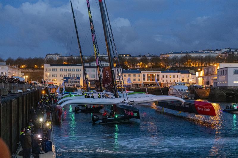 Arkea Ultim Challenge - Brest photo copyright Mathieu Le Gal / Brest me´tropole taken at  and featuring the Trimaran class