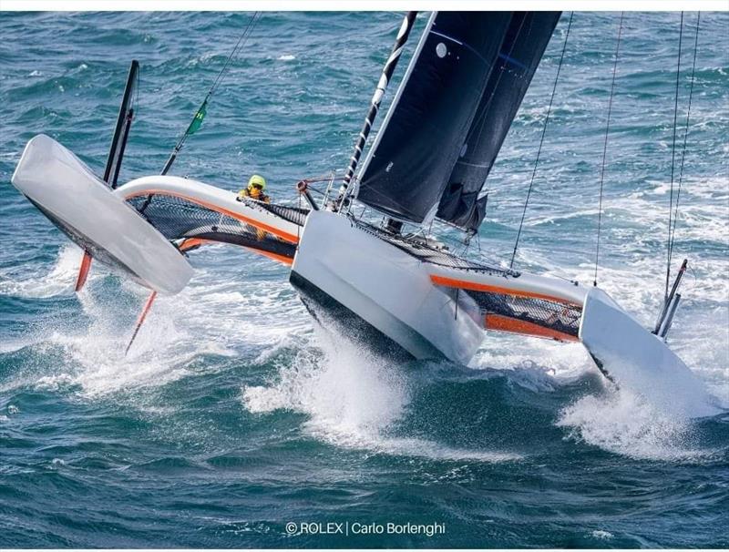 Andrew Fennell's Morpheus photo copyright Carlo Borlenghi / Rolex taken at Royal Western Yacht Club, England and featuring the Trimaran class