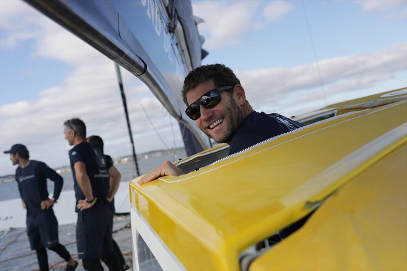 Maxi Edmond de Rothschild wins Finistère Atlantique photo copyright E. Stichelbaut / polaRYSE / Gitana S.A taken at  and featuring the Trimaran class