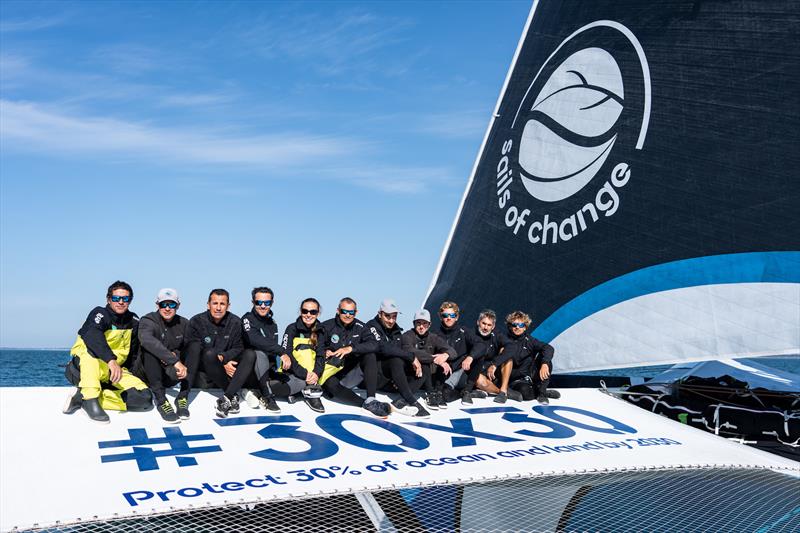 'Sails of Change' set for their next attempt on the Jules Verne Trophy - photo © G_LEBEC_SPINDRIFT