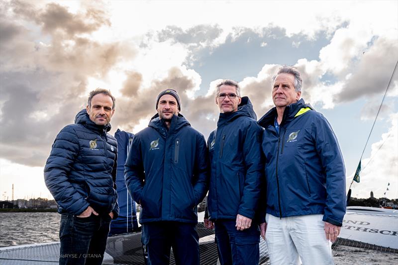 Gitana Team at Route du Rhum Destination Guadeloupe photo copyright Eloi Stichelbaut / polaRYSE / GITANA S.A taken at  and featuring the Trimaran class