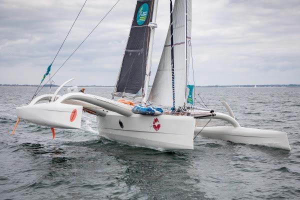 Belgium's Gilles Buekenhout on Jess during the Route du Rhum - Destination Guadeloupe photo copyright DR taken at  and featuring the Trimaran class