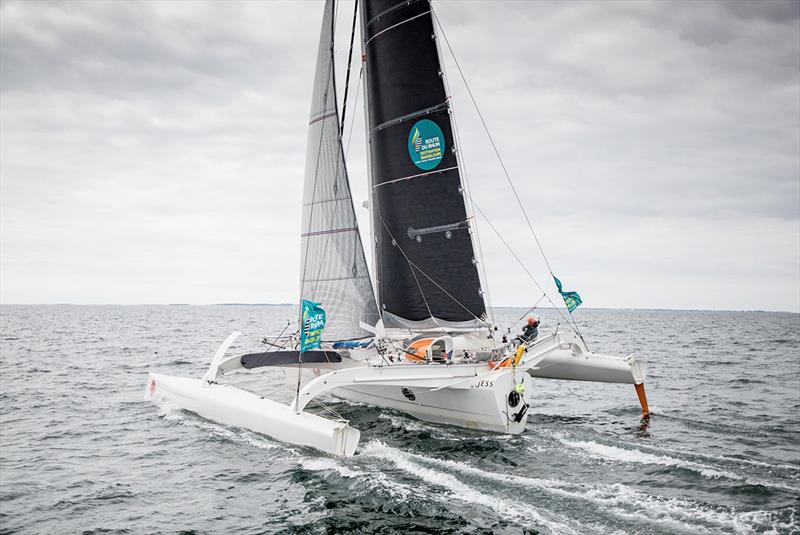 Route du Rhum – Destination Guadeloupe photo copyright Antoine Dujoncquoy taken at  and featuring the Trimaran class