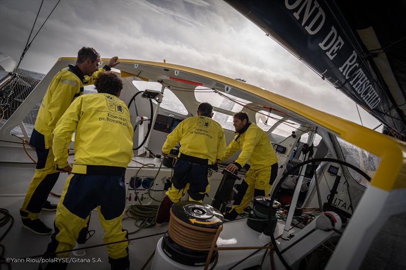 Maxi Edmond de Rothschild crew - photo © Yann Riou / polaRYSE / Gitana S.A.