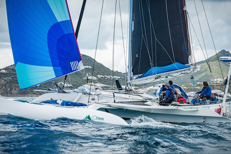 Guy Chester logged most of his miles between his home port in Australia and the Caribbean solo, but enjoyed the opportunity to race with family and friends at the St. Maarten Heineken Regatta - photo © Laurens Morel