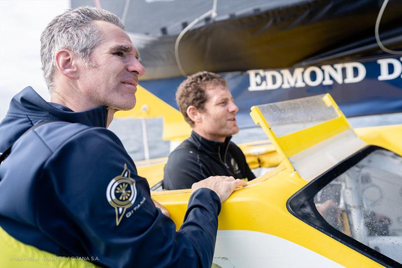 Gitana Team and Maxi Edmond de Rothschild photo copyright Yann Riou - polaRYSE / Gitana S.A. taken at  and featuring the Trimaran class