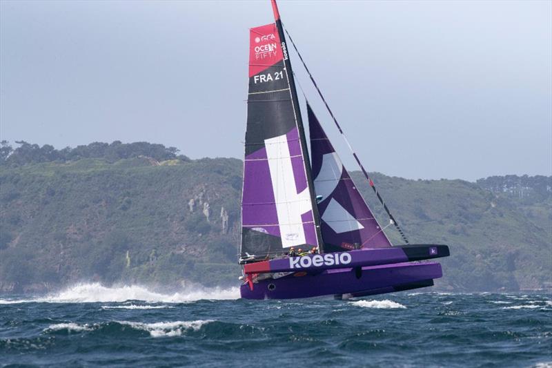 Erwan Le Roux's Ocean Fifty Koesio, winner of 2022 Route du Rhum and this year's Pro Sailing Tour - photo © Vincent Olivaud - Pro Sailing Tour
