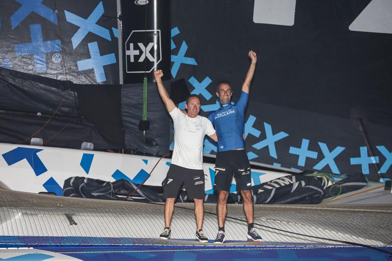 Armel Le Cléac'h and Sébastien Josse first across the line in Transat Jacques Vabre - photo © Jean-Marie Liot / Alea