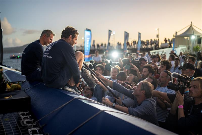 The Maxi Edmond de Rothschild 3rd into Fort-de-France - photo © Yann Riou / polaRYSE / GITANA SA