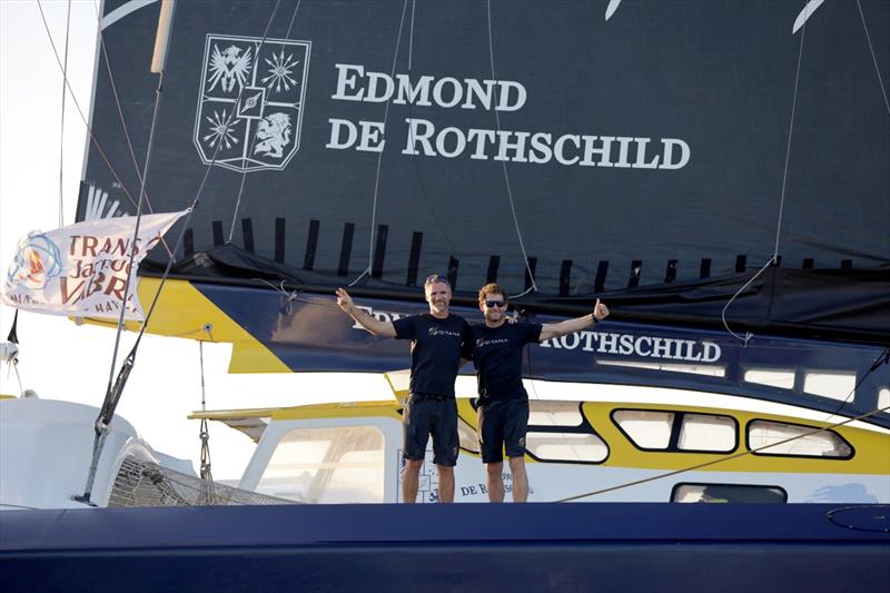 The Maxi Edmond de Rothschild 3rd into Fort-de-France - photo © Jean-Marie Liot / Gitana S.A