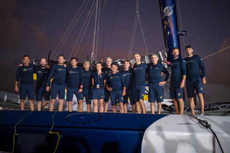 The Maxi Edmond de Rothschild 3rd into Fort-de-France - photo © Yann Riou / polaRYSE / GITANA SA