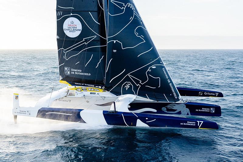 Maxi Edmond de Rothschild during the Arkea Ultim Challenge - Brest - photo © Yann Riou - polaRYSE - GITANA SA