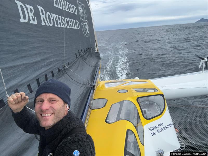 Charles Caudrelier on Maxi Edmond de Rothchild passes CApe Horn during the Arkéa Ultim Challenge - Brest - photo © Charles Caudrelier / Gitana SA