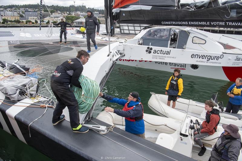 Arkea Ultim Challenge - Brest : Anthony Marchand leaves Dunedin, New Zealand - photo © Chris Cameron