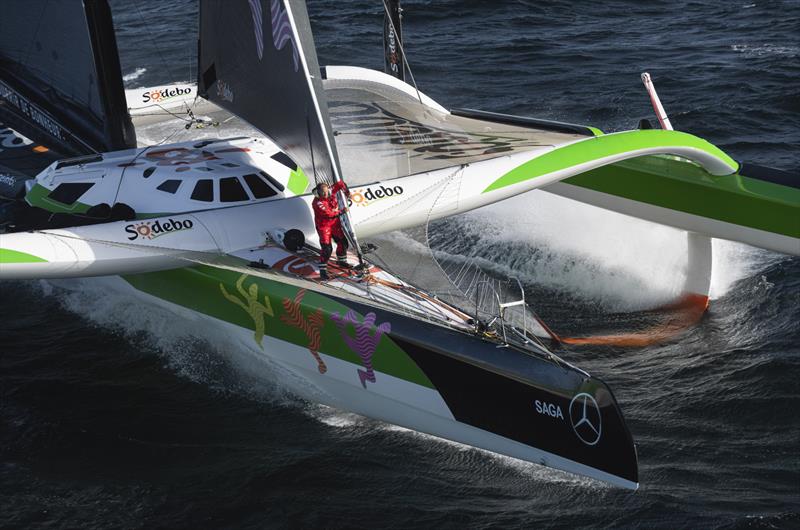 Arkéa Ultim Challenge-Brest photo copyright Vincent Curutchet taken at  and featuring the Trimaran class