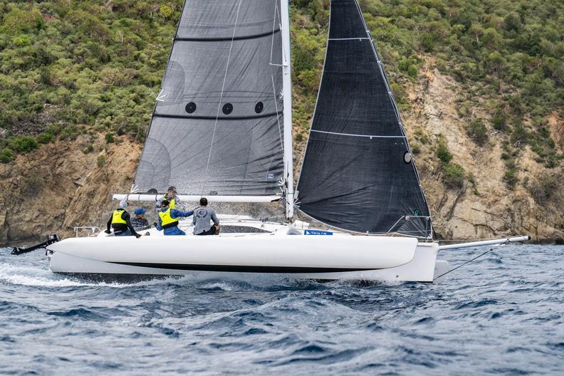 Barney Crook's Corsair 31-1D Airgasm - BVI Spring Regatta & Sailing Festival photo copyright Alex Turnbull / Tidal Pulse Media taken at Royal BVI Yacht Club and featuring the Trimaran class