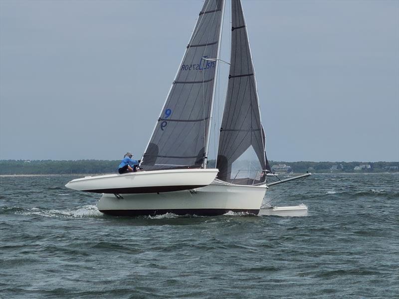 Racecourse action at the 2023 Corsair Nationals, which was hosted by the Beverly Yacht Club and organized by the New England Multihull Association photo copyright Images BBMR/NEMA taken at Beverly Yacht Club and featuring the Trimaran class