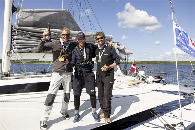 Flying Dragon takes line honours in the Agora direct MidsummerSail 2025 - photo © Axel Schmidt