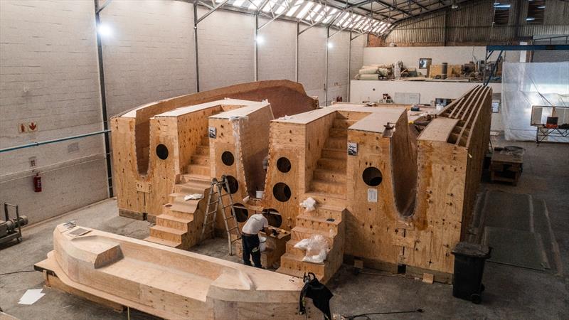 VMG 53 - under construction photo copyright Richard Langdon taken at  and featuring the Trimaran class