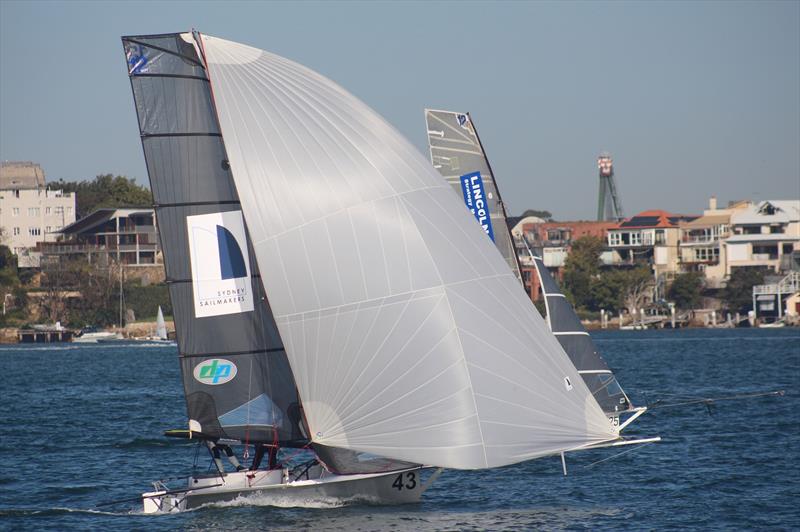 Sydney Sailmakers finished a close second in the NSW 12ft Skiff Championship photo copyright Vita Williams taken at Lane Cove 12ft Sailing Skiff Club and featuring the 12ft Skiff class