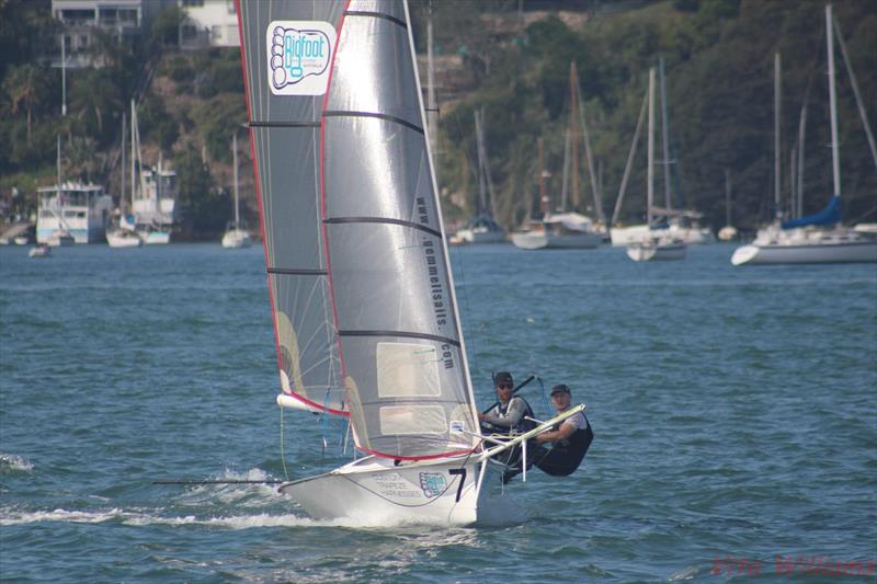 Big Foot Custom Trapeze Harnesses at the 12ft Skiff Australian Championship photo copyright Vita Williams taken at Lane Cove 12ft Sailing Skiff Club and featuring the 12ft Skiff class