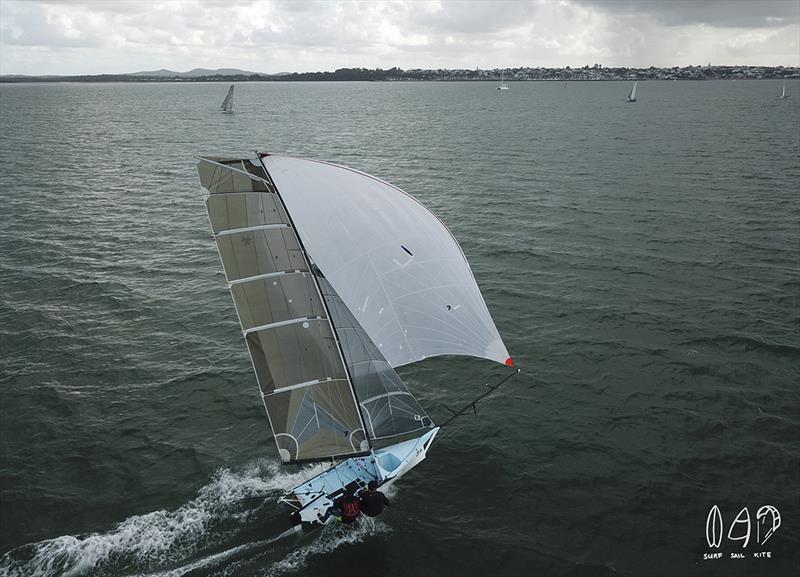 2018 12ft Skiffs Nationals - Day 3 photo copyright Mitchell Pearson / SurfSailKite taken at Darling Point Sailing Squadron and featuring the 12ft Skiff class