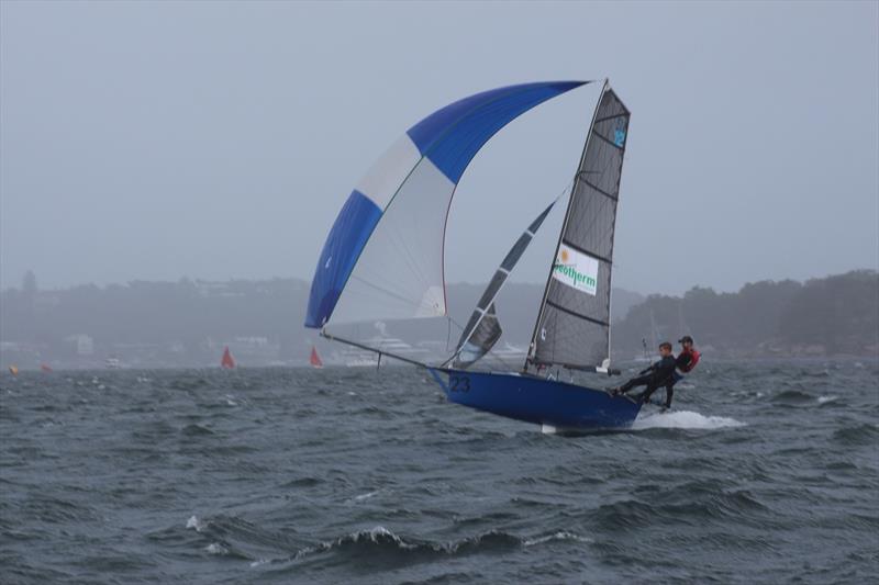 Geotherm in the groove - 12ft Skiff Interdominion photo copyright Vita Williams taken at Sydney Flying Squadron and featuring the 12ft Skiff class