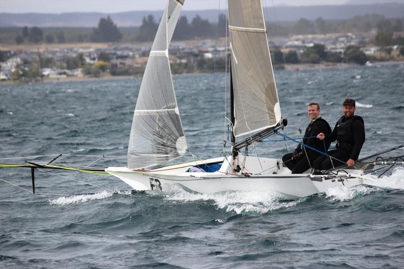 12ft Skiff 2022 Nationals in Taupo photo copyright 12ft Skiff Class taken at Lake Taupo Yacht Club and featuring the 12ft Skiff class