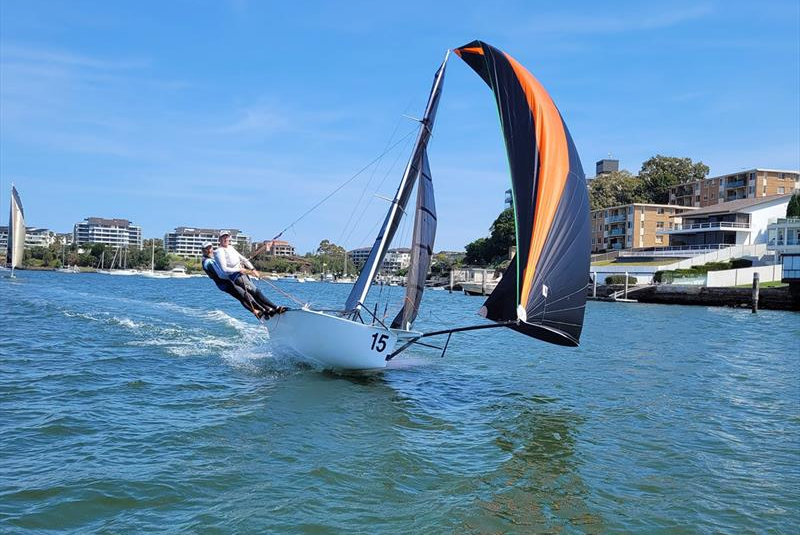 Sydney Sailmakers - 12ft Skiff Parramatta River Championship photo copyright Kim Tutt Brown taken at  and featuring the 12ft Skiff class