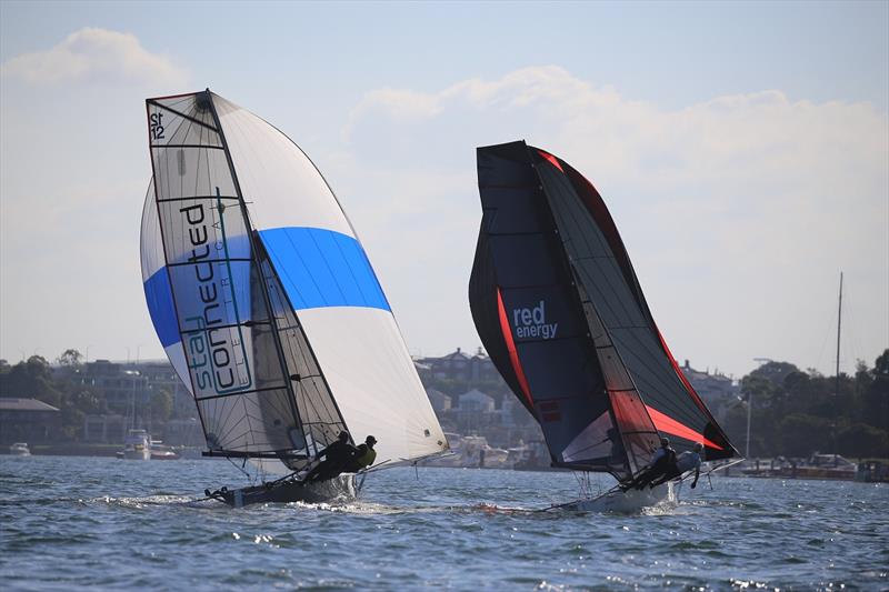 Stay Connected Electrical and Veteran winner Red Energy - 12ft Skiff Australian Championship - photo © David Killoran