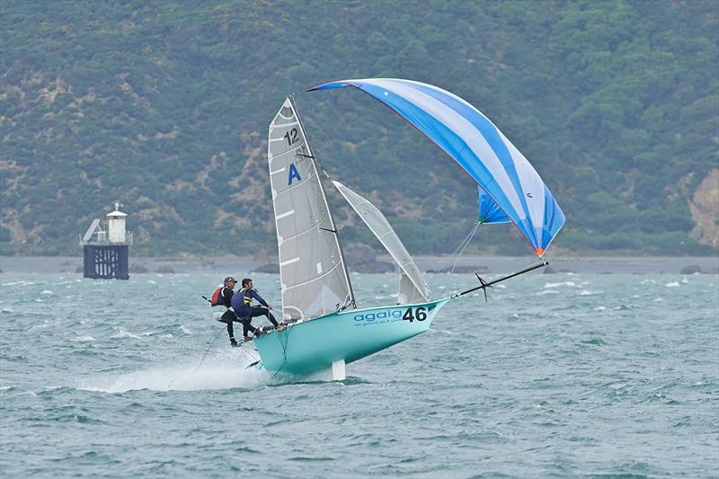 Kiwi front runner As Good As It Gets - 12ft Skiff Interdominion Championship - photo © NSW 12ft Sailing Skiff Association