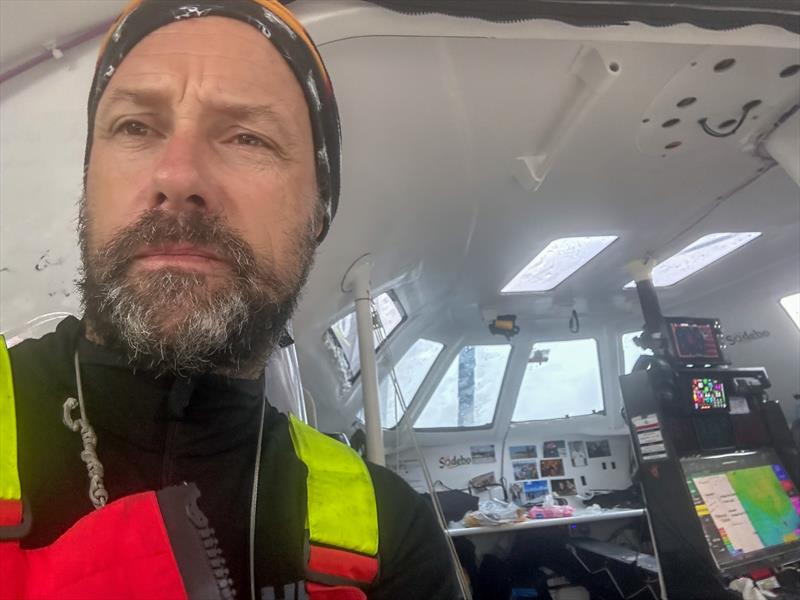 Thomas Coville aboard Sodebo Ultim 3 during the Arkéa Ultim Challenge - Brest photo copyright Thomas COVILLE - Sodebo Ultim 3 taken at  and featuring the Ultim class