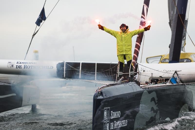 Charles Caudrelier and the Maxi Edmond de Rothschild take the crown in Arkea Ultim Challenge - Brest photo copyright Alexis Courcoux taken at  and featuring the Ultim class