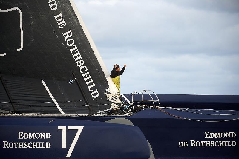 Charles Caudrelier and the Maxi Edmond de Rothschild take the crown in Arkea Ultim Challenge - Brest - photo © Alexis Courcoux