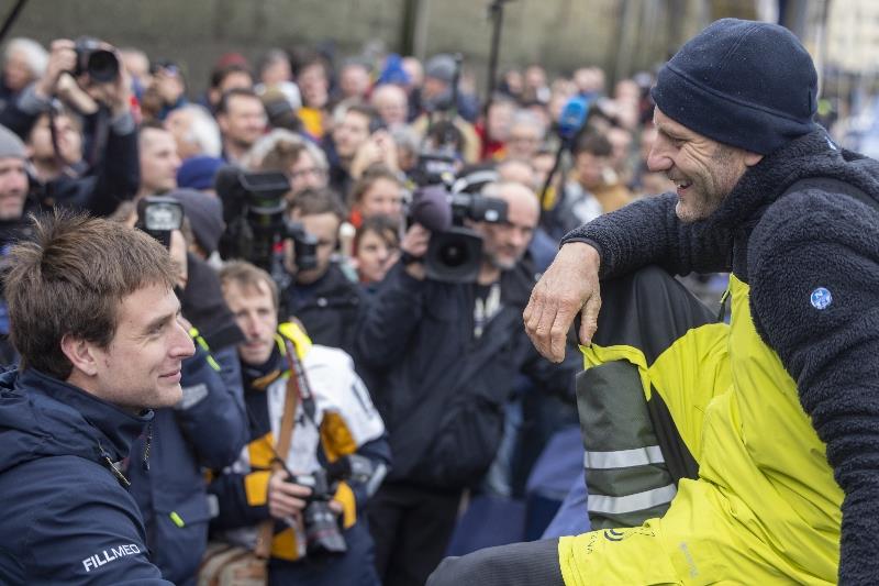 Charles Caudrelier and the Maxi Edmond de Rothschild take the crown in Arkea Ultim Challenge - Brest - photo © Alexis Courcoux