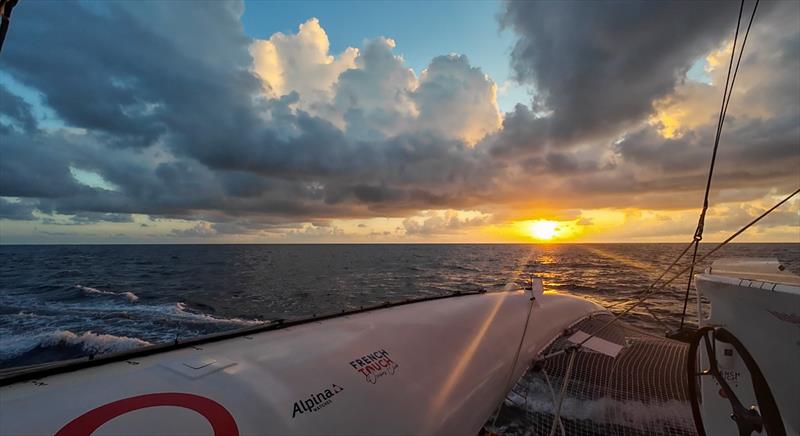 Eric Péron on Ultim Adagio during the Arkéa Ultim Challenge - Brest - photo © Eric Péron - ULTIM ADAGIO