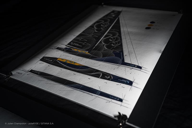 Gitana 18, a new off the wall work created by Florian and Michael Quistrebert - photo © J.Champolion / polaRYSE / GITANA S.A