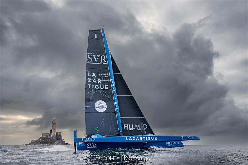 Trimaran SVR-Lazartigue set for the Rolex Fastnet Race - photo © Rolex / Kurt Arrigo